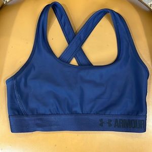 Under Armour navy compression sports bra